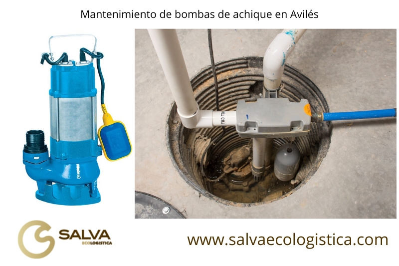 Mantenimiento de bombas de achique en Aviles salvaecologistica